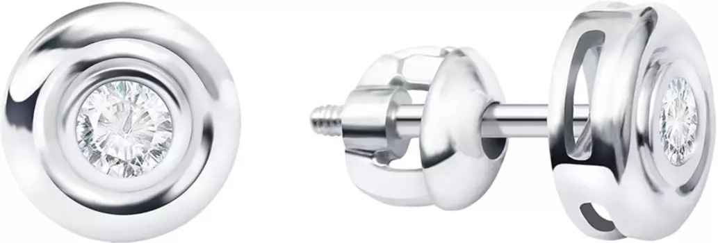 Серьги Эстет 01S697568