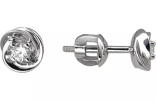 Серьги Эстет 01S698173