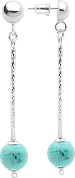 Серьги Эталон Стиль SS-03-MAG-3-PRJAM