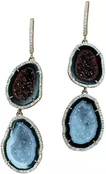 Серьги JV AF5-16-SR-J-YG