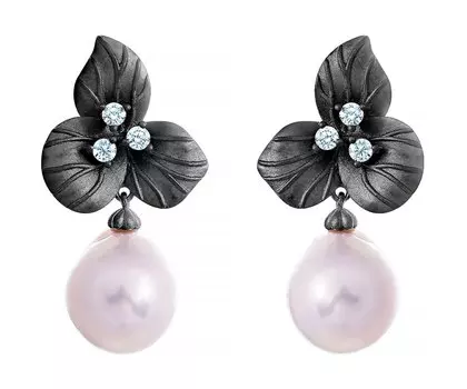 Серьги JV CYZPE03796-SR-WP-001-WG