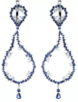 Серьги JV E11675S-D-N-SA-WG