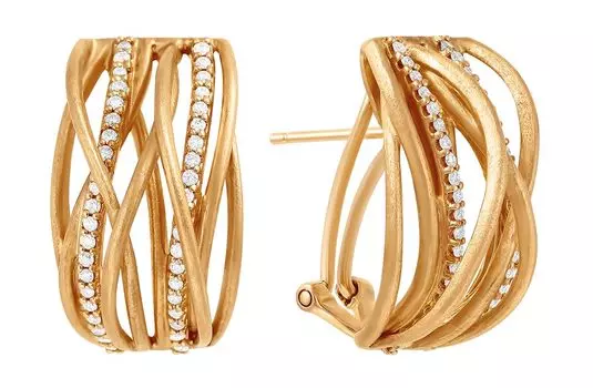 Серьги JV E13540-YG