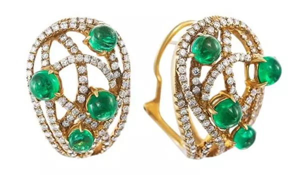 Серьги JV E700146EME002-SR-DC-EM-YG