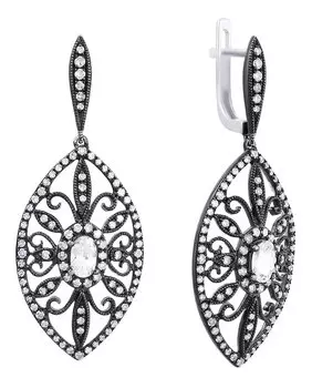 Серьги JV S732WSE4WX-SR-BW