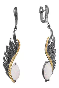 Серьги JV YE00969-SR-OS-PD-001-BJ