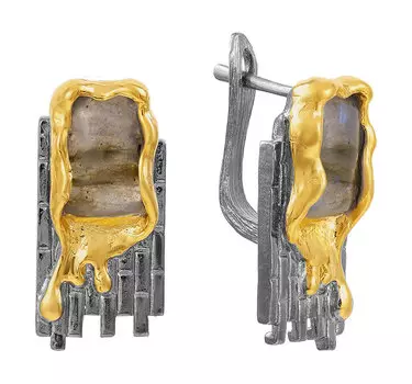 Серьги JV YE01195-SR-LB-BJ