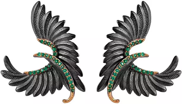 Серьги JV YE01619-SR-001-BJ