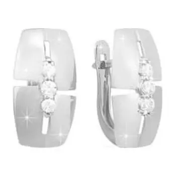 Серьги КЮЗ Дельта S121504