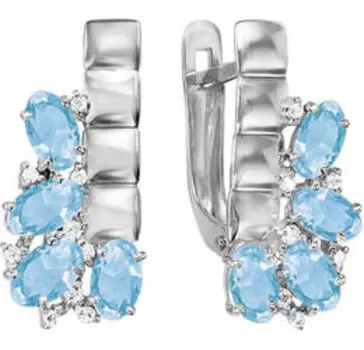 Серьги КЮЗ Дельта S321712