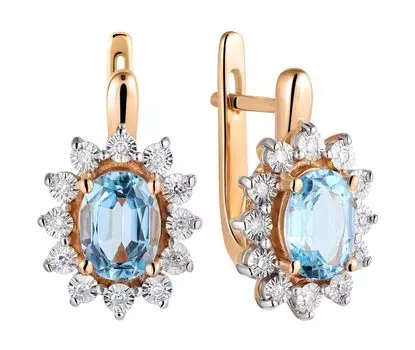 Серьги Лукас E01-C-34115-AQ-r