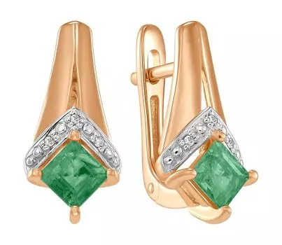 Серьги Лукас E01-D-L-35414-EM-r