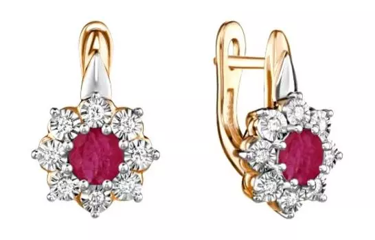 Серьги Лукас E01-D-L-PL-35309-RO-r