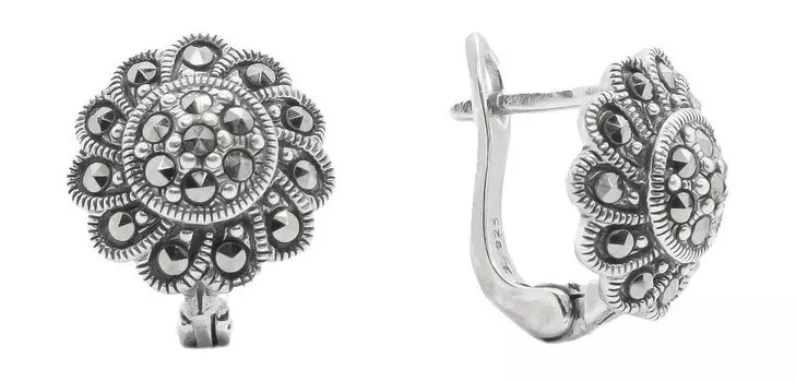 Серьги Марказит HE0208-mr