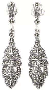 Серьги Марказит HE051-mr