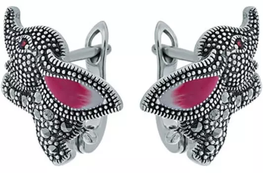 Серьги Марказит HE1020-mr