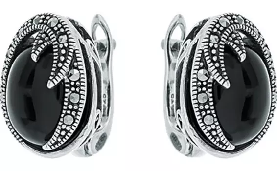 Серьги Марказит HE1080-mr