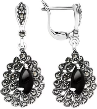 Серьги Марказит HE1083-mr