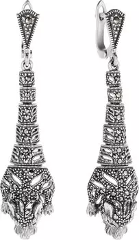 Серьги Марказит HE1130-mr