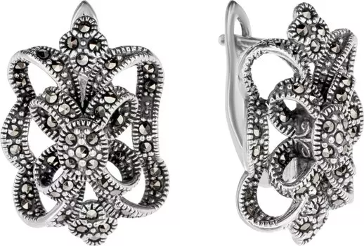 Серьги Марказит HE128-mr