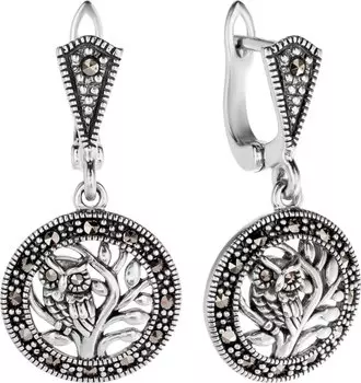 Серьги Марказит HE1547-mr