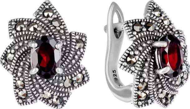 Серьги Марказит HE867-mr