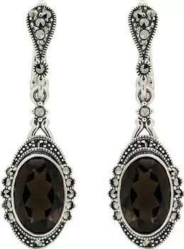 Серьги Марказит HE976-topaz-rauh-mr