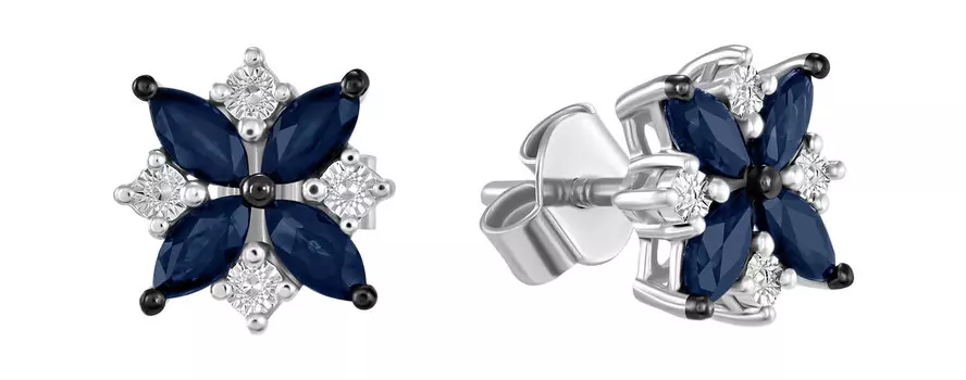 Серьги MIUZ Diamonds E01-34168-SA