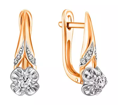 Серьги MIUZ Diamonds E01-34504-R