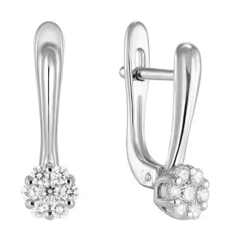 Серьги MIUZ Diamonds E01-34651-W