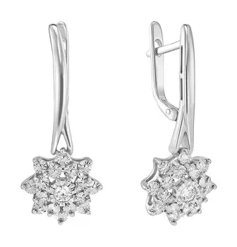 Серьги MIUZ Diamonds E01-PL-33767-W