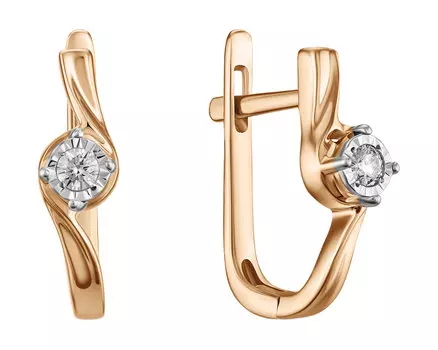 Серьги MIUZ Diamonds E01-PL-33893-R