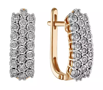 Серьги MIUZ Diamonds E01-PL-34116-R