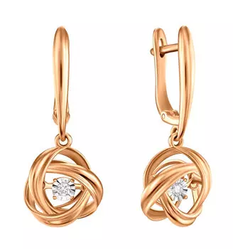 Серьги MIUZ Diamonds E01-PL-34397-R