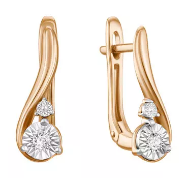 Серьги MIUZ Diamonds E01-PL-34678