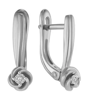 Серьги MIUZ Diamonds E01-PL-34707-W