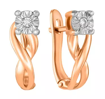 Серьги MIUZ Diamonds E01-PL-34939-R