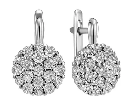 Серьги MIUZ Diamonds E01-PL-35048-2-W