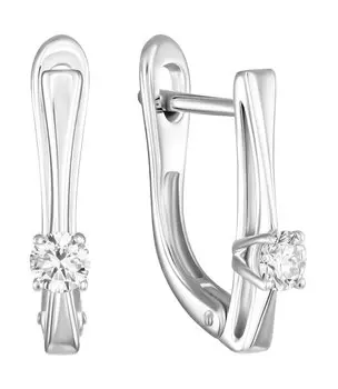 Серьги MIUZ Diamonds E01-SOL108-020-G2-W