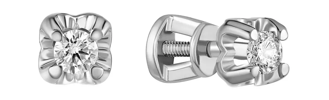 Серьги MIUZ Diamonds E01-SOL28-020-G2-W