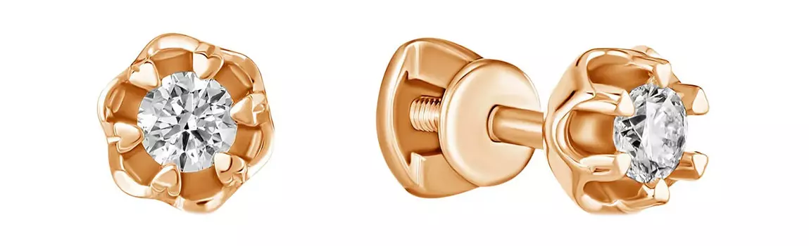 Серьги MIUZ Diamonds E01-SOL30-025-G2-R