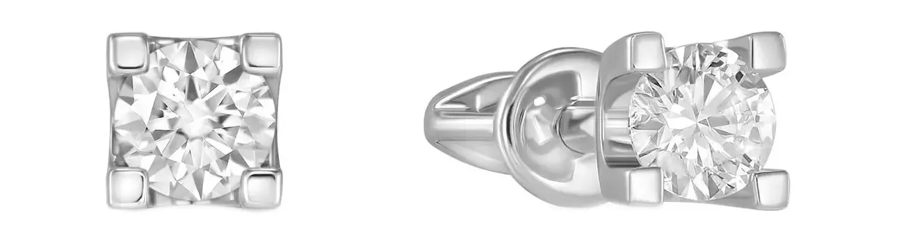 Серьги MIUZ Diamonds E01-SP77-040-W