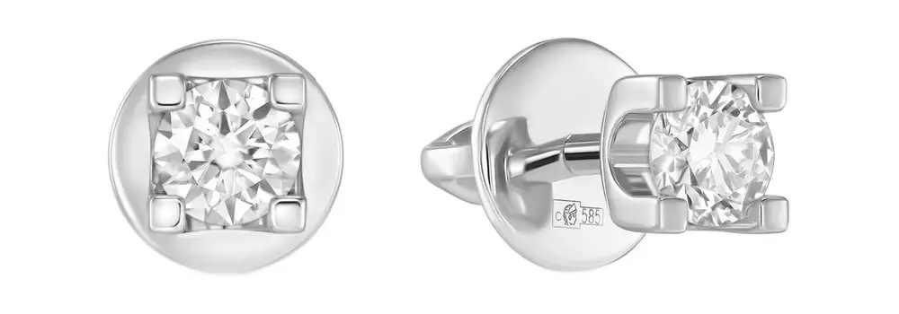 Серьги MIUZ Diamonds E01-SP77-060-W