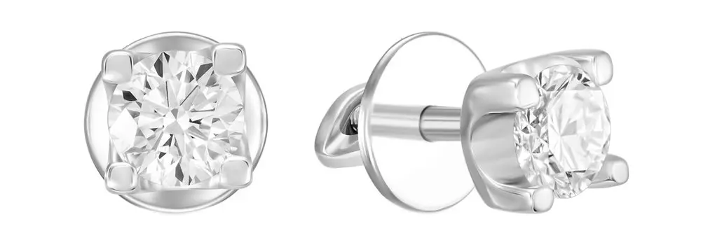 Серьги MIUZ Diamonds E01-SP77-080-W