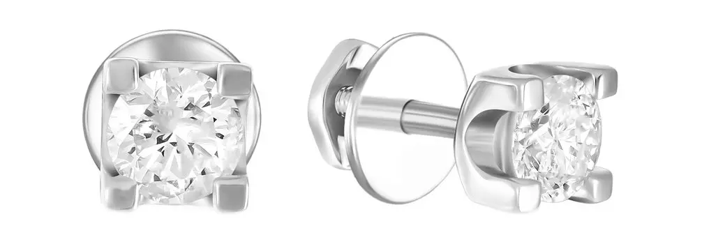 Серьги MIUZ Diamonds E01-SP77-100-W