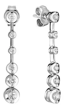 Серьги MIUZ Diamonds E01-SP-34983-W