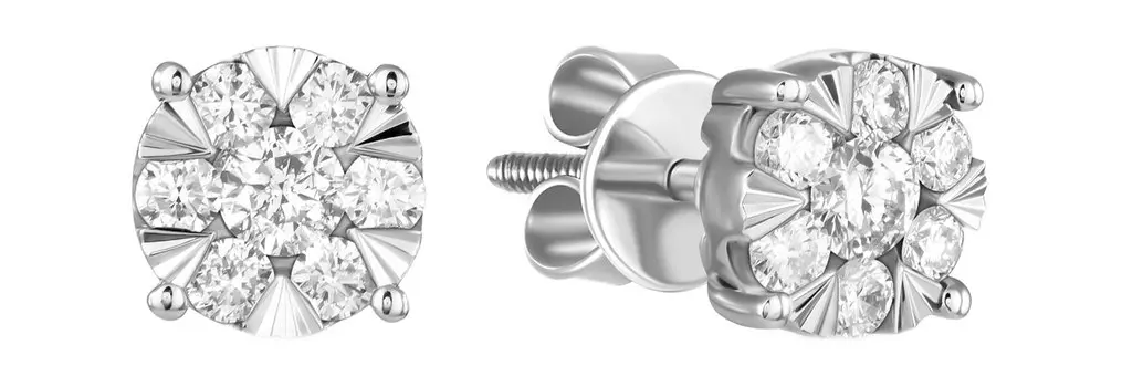 Серьги MIUZ Diamonds E2011-1851361BD-W