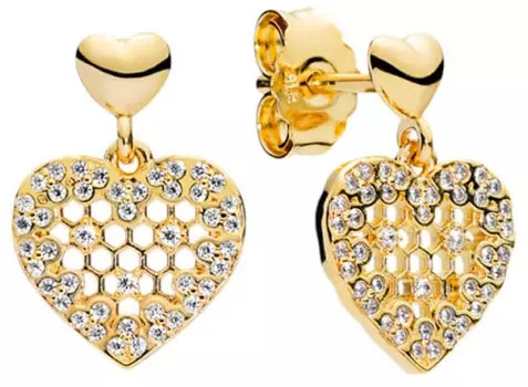 Серьги PANDORA 267068CZ