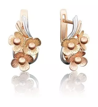 Серьги PLATINA Jewelry 02-3966-00-000-1113-42