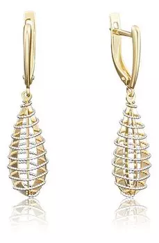 Серьги PLATINA Jewelry 02-3997-00-000-1130-48